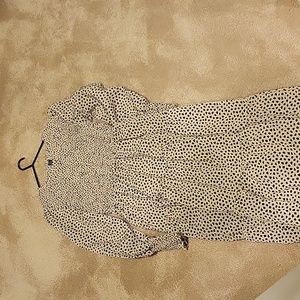 Shein Small Midi Dress Animal Print